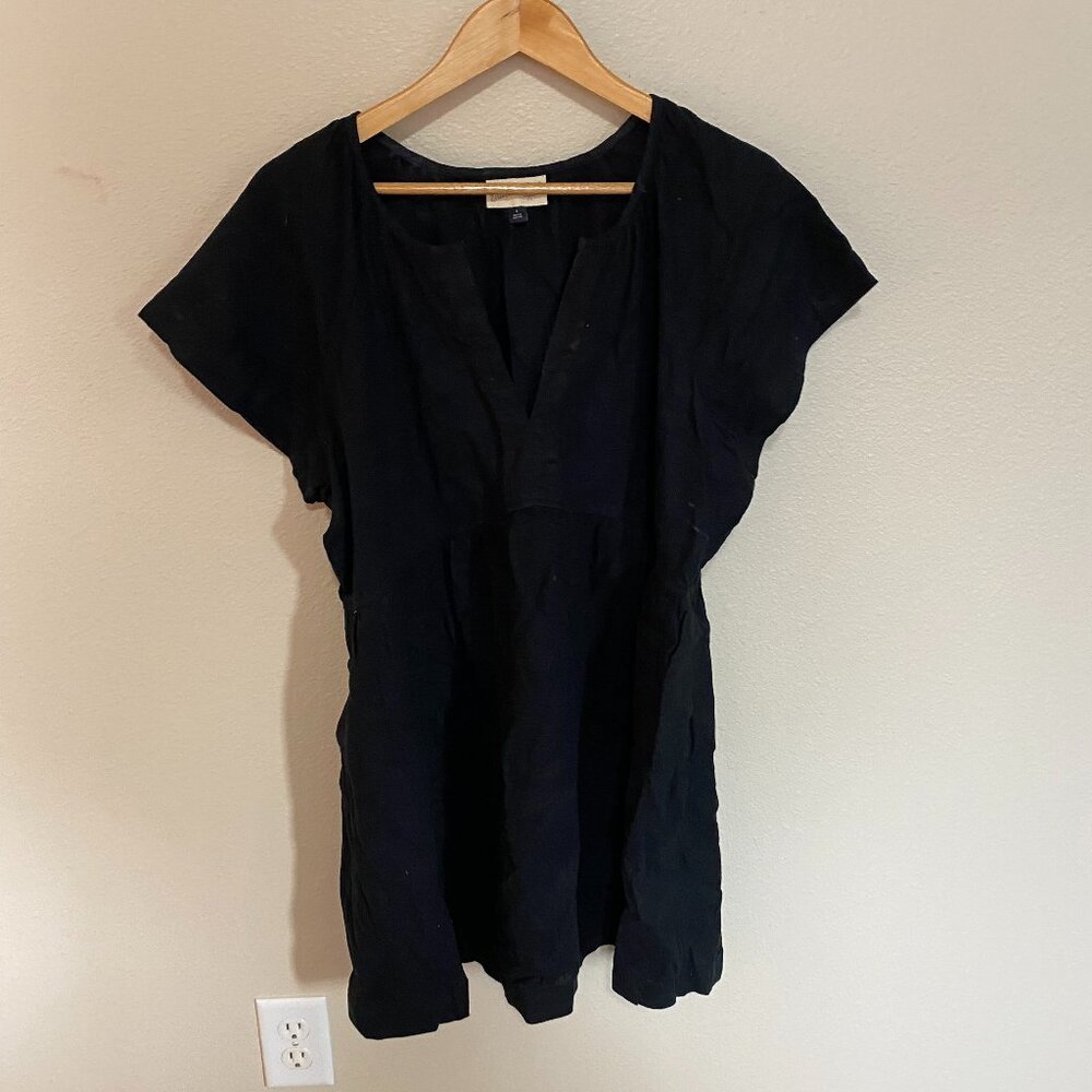 Women's Large Universal Thread black linen blend dress